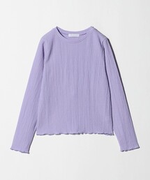 A DAY IN THE LIFE UNITED ARROWS | シャーリング クルーネックTシャツ <A DAY IN THE LIFE>(Tシャツ/カットソー)