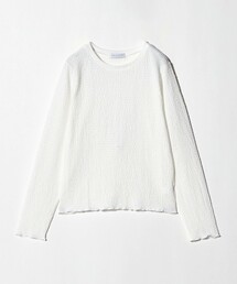シャーリング クルーネックTシャツ <A DAY IN THE LIFE>