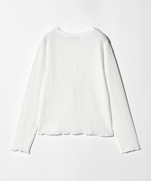 A DAY IN THE LIFE UNITED ARROWS(アデイインザライフユナイテッドアローズ)の「シャーリング クルーネックTシャツ <A DAY IN THE LIFE>(Tシャツ/カットソー・レディース・ライラック/ダークブラウン/オフホワイト・FREE)」の11枚目の写真
