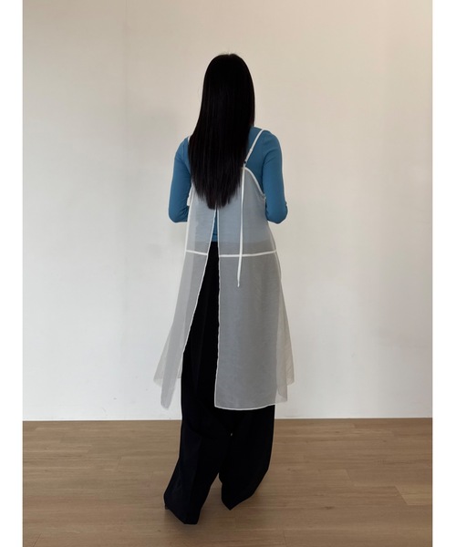 Didot.showroom（ディドット ショールーム）の「オーガンジーシアーキャミソールOPS（ワンピース・レディース・ベージュ/アイボリー/ブラック・FREE）」の8枚目の写真