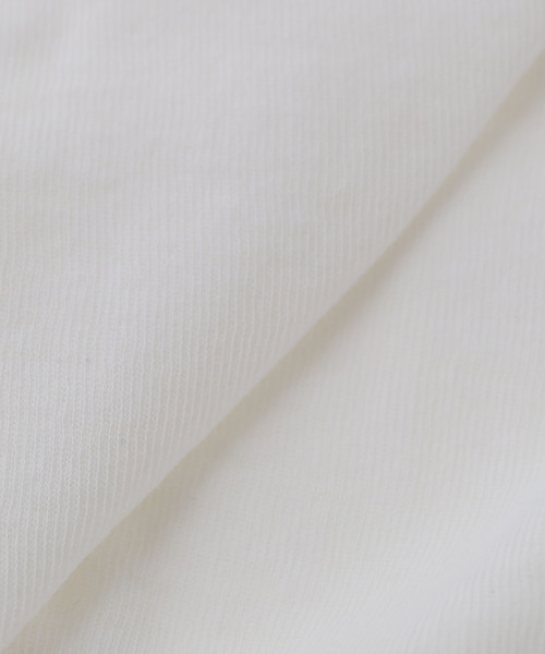 Tu es mon TRESOR（トゥ エ モン トレゾア）の「【TU ES MON TRESOR/トゥ エ モン トレゾア】 Crew Neck Cropped Top（Tシャツ/カットソー・レディース・ホワイト/ブラック・MEDIUM）」の8枚目の写真