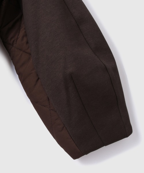 VICKY（ビッキー）の「キルトダンボールコクーンスリーブブルゾン（ブルゾン・レディース・ブラック/ブラウン・M）」の7枚目の写真