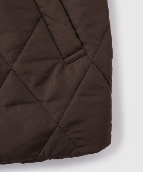 VICKY（ビッキー）の「キルトダンボールコクーンスリーブブルゾン（ブルゾン・レディース・ブラック/ブラウン・M）」の8枚目の写真