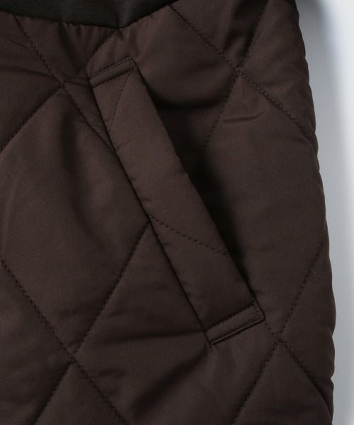 VICKY（ビッキー）の「キルトダンボールコクーンスリーブブルゾン（ブルゾン・レディース・ブラック/ブラウン・M）」の9枚目の写真