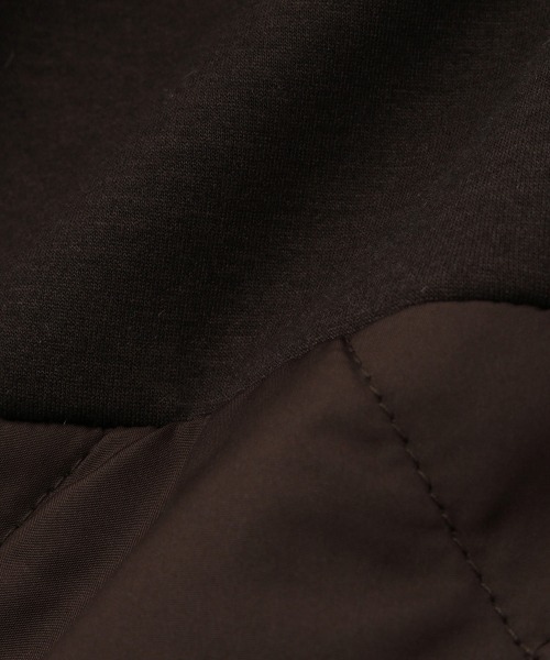 VICKY（ビッキー）の「キルトダンボールコクーンスリーブブルゾン（ブルゾン・レディース・ブラック/ブラウン・M）」の10枚目の写真