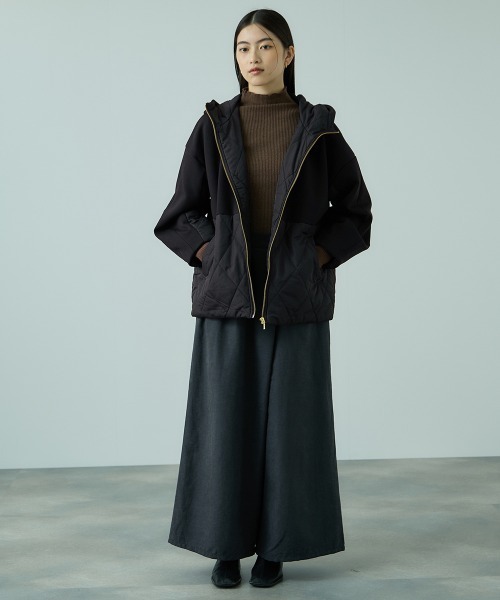 VICKY（ビッキー）の「キルトダンボールコクーンスリーブブルゾン（ブルゾン・レディース・ブラック/ブラウン・M）」の18枚目の写真