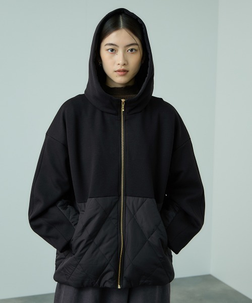 VICKY（ビッキー）の「キルトダンボールコクーンスリーブブルゾン（ブルゾン・レディース・ブラック/ブラウン・M）」の15枚目の写真