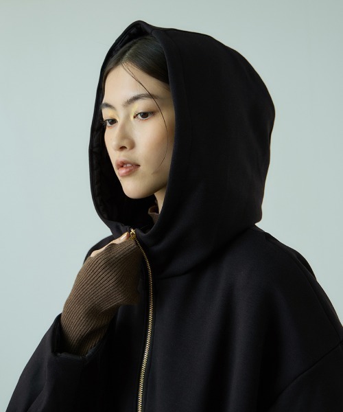 VICKY（ビッキー）の「キルトダンボールコクーンスリーブブルゾン（ブルゾン・レディース・ブラック/ブラウン・M）」の16枚目の写真