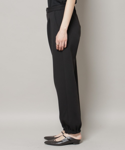 NANO universe（ナノユニバース）の「ダンボールジョガーパンツ（その他パンツ・レディース・ブラック/オフホワイト・M/S）」の21枚目の写真