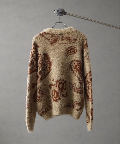 Art re A select（アトリエセレクト）の「シャギー×モヘアタッチ オーバーサイズ カーディガン（カーディガン/ボレロ・メンズ・ホワイト系/グレー系/ブラック系・FREE）」の18枚目の写真