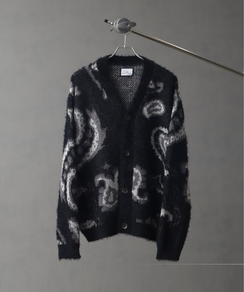 Art re A select（アトリエセレクト）の「シャギー×モヘアタッチ オーバーサイズ カーディガン（カーディガン/ボレロ・メンズ・ホワイト系/グレー系/ブラック系・FREE）」の16枚目の写真