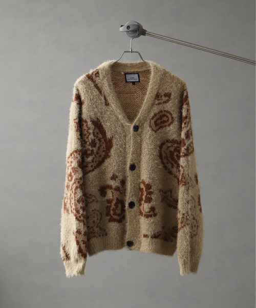 Art re A select（アトリエセレクト）の「シャギー×モヘアタッチ オーバーサイズ カーディガン（カーディガン/ボレロ・メンズ・ホワイト系/グレー系/ブラック系・FREE）」の15枚目の写真