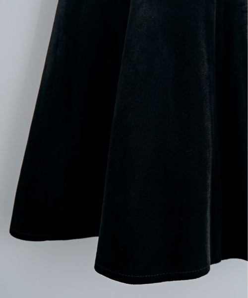 kirakiraShop(キラキラショップ)の「インパン付き ミニ フレア ベロア スカート(スカート・レディース・ブラック・S/L/M)」の21枚目の写真