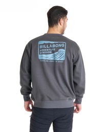 BILLABONG メンズ ADIV DECAL トレーナー 【2025年秋冬モデル】/ビラボンバックプリントスウェットトレーナー