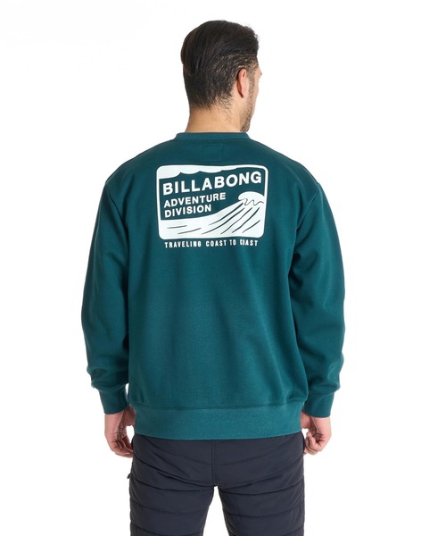 BILLABONG(ビラボン)の「BILLABONG メンズ ADIV DECAL トレーナー 【2025年秋冬モデル】/ビラボンバックプリントスウェットトレーナー(スウェット・メンズ・ブラック系その他/グリーン系その他/クリーム・X-LARGE/LARGE/MEDIUM)」の3枚目の写真