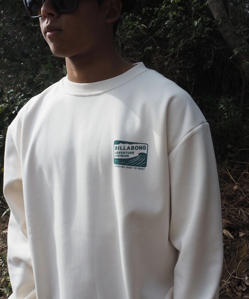 BILLABONG(ビラボン)の「BILLABONG メンズ ADIV DECAL トレーナー 【2025年秋冬モデル】/ビラボンバックプリントスウェットトレーナー(スウェット・メンズ・ブラック系その他/グリーン系その他/クリーム・X-LARGE/LARGE/MEDIUM)」の6枚目の写真