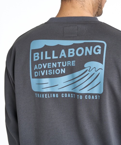 BILLABONG(ビラボン)の「BILLABONG メンズ ADIV DECAL トレーナー 【2025年秋冬モデル】/ビラボンバックプリントスウェットトレーナー(スウェット・メンズ・ブラック系その他/グリーン系その他/クリーム・X-LARGE/LARGE/MEDIUM)」の4枚目の写真