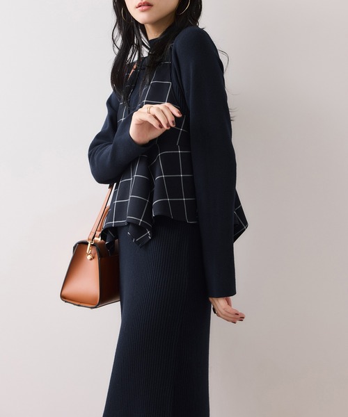 ビスチェセットニットワンピース（ワンピース）｜VIS（ビス）の