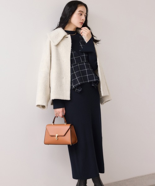 VIS(ビス)の「ビスチェセットニットワンピース(ワンピース・レディース・ブラック系その他/ブルー系その他3・S/M)」の6枚目の写真