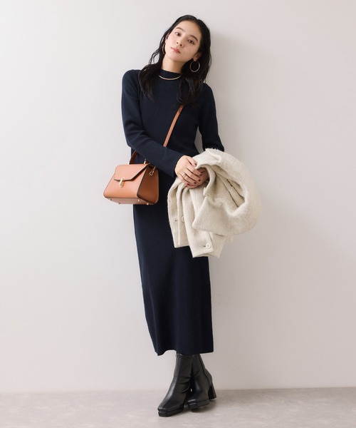 VIS(ビス)の「ビスチェセットニットワンピース(ワンピース・レディース・ブラック系その他/ブルー系その他3・S/M)」の7枚目の写真