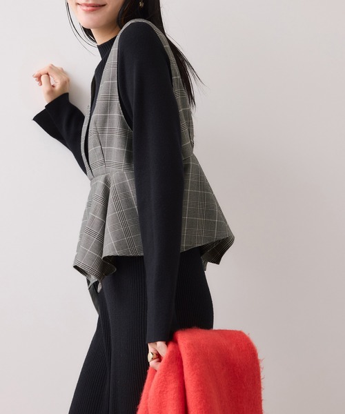 VIS(ビス)の「ビスチェセットニットワンピース(ワンピース・レディース・ブラック系その他/ブルー系その他3・S/M)」の15枚目の写真