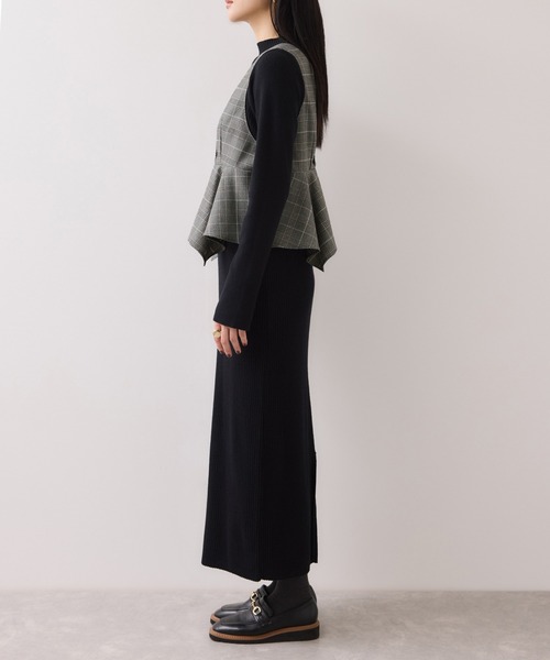 VIS(ビス)の「ビスチェセットニットワンピース(ワンピース・レディース・ブラック系その他/ブルー系その他3・S/M)」の17枚目の写真