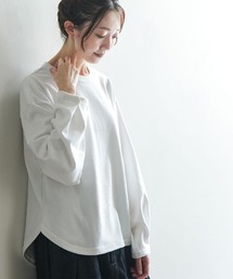 ペンネ天竺 袖タックプルオーバー