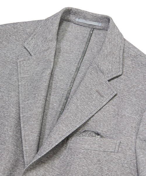 MEN'S BIGI（メンズビギ）の「【ACTIVE TAILOR】カラミメッシュストレッチジャケット＜軽量/通気性/ストレッチ＞（テーラードジャケット・メンズ・ブラック/ネイビー/ダークネイビー/グレー・04/03/02/01）」の13枚目の写真