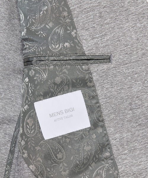 MEN'S BIGI（メンズビギ）の「【ACTIVE TAILOR】カラミメッシュストレッチジャケット＜軽量/通気性/ストレッチ＞（テーラードジャケット・メンズ・ブラック/ネイビー/ダークネイビー/グレー・04/03/02/01）」の20枚目の写真