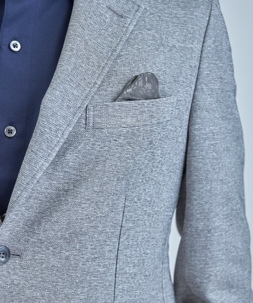 MEN'S BIGI（メンズビギ）の「【ACTIVE TAILOR】カラミメッシュストレッチジャケット＜軽量/通気性/ストレッチ＞（テーラードジャケット・メンズ・ブラック/ネイビー/ダークネイビー/グレー・04/03/02/01）」の7枚目の写真