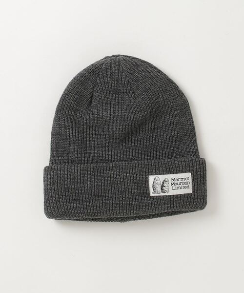 MARMOT(マーモット)の「マーモット Marmot Ks MMW Knit Watch(ニットキャップ/ビーニー・キッズ・ブラック/チャコールグレー/グレー・フリ-)」の2枚目の写真