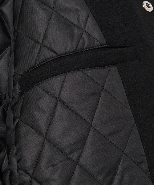 WKNDRS(ウィーキャンドース)の「ILLUMINATI STADIUM JK (BLACK)(スタジャン・レディース・その他・LARGE/X-LARGE/MEDIUM)」の5枚目の写真