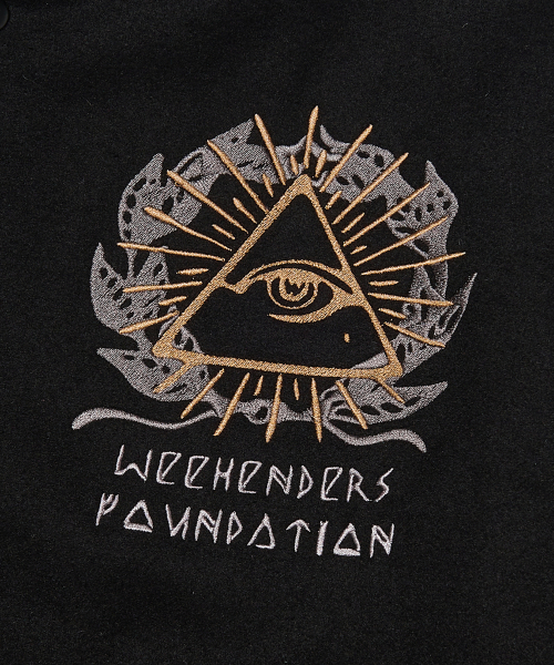 WKNDRS(ウィーキャンドース)の「ILLUMINATI STADIUM JK (BLACK)(スタジャン・レディース・その他・LARGE/X-LARGE/MEDIUM)」の6枚目の写真