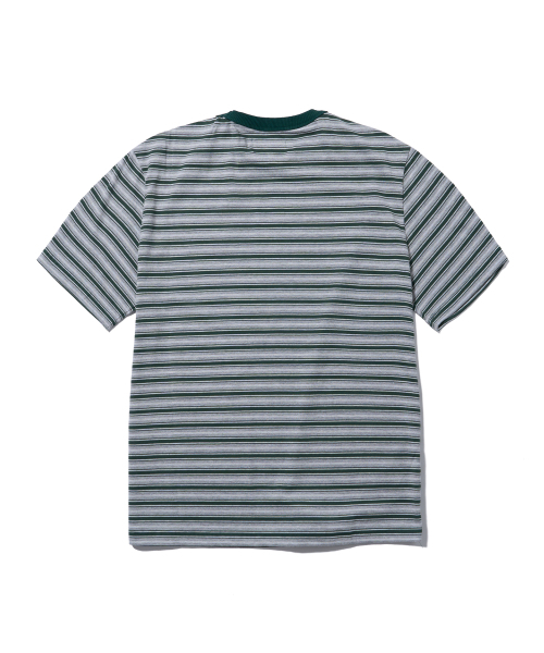AECA(エイカ)の「STRIPE HALF SLEEVE TEE-GREEN(Tシャツ/カットソー・レディース・その他・MEDIUM/LARGE/X-LARGE/W)」の11枚目の写真