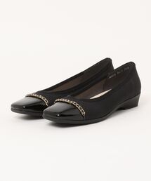 【Bridget Birkin Walk】チェーンモチーフウォーキングパンプス(55227B)