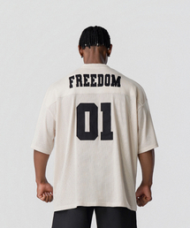 FREEDOM（フリーダム）の「メッシュラグビージャージ（クリーム）（Tシャツ/カットソー）」