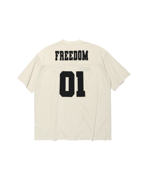 FREEDOM(フリーダム)の「メッシュラグビージャージ(クリーム)(Tシャツ/カットソー・メンズ・その他・LARGE/MEDIUM/XX-LARGE/XXX-LARGE/XXXX-LARGE/X-LARGE)」の4枚目の写真