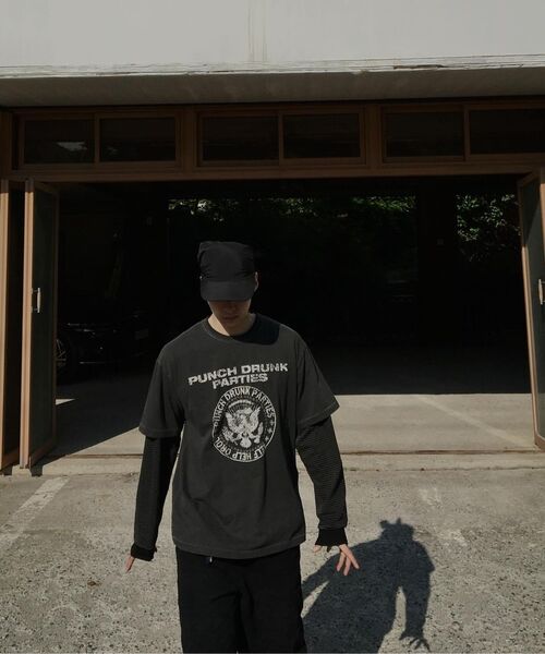 PUNCH DRUNK PARTIES(パンチドランクパーティーズ)の「SHG Seal Garment Dyed Tee (CHARCOAL)(Tシャツ/カットソー・レディース・その他・1/2/3)」の10枚目の写真
