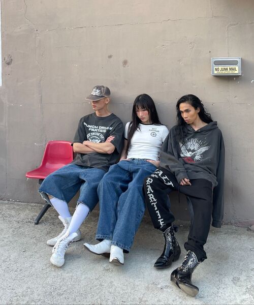 PUNCH DRUNK PARTIES(パンチドランクパーティーズ)の「SHG Seal Garment Dyed Tee (CHARCOAL)(Tシャツ/カットソー・レディース・その他・1/2/3)」の14枚目の写真