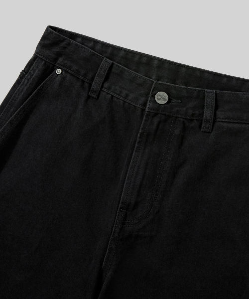 Verdnt（バーダント）の「ガーメントダイ カーペンター ワイドコットンパンツ [ブラック]（その他パンツ・レディース・その他・SMALL/MEDIUM/LARGE）」の7枚目の写真