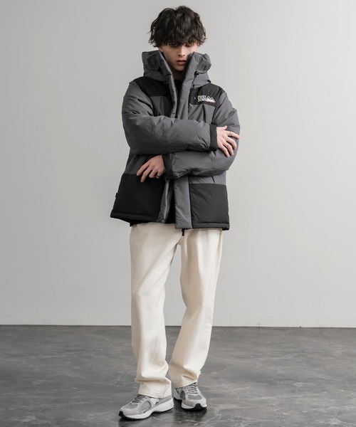 FIRST DOWN(ファーストダウン)の「FIRST DOWN ファーストダウン WRAP DOWN PARKA DICROS MAURI フード付きラップダウンジャケット F942010(ダウンジャケット/コート・メンズ・ホワイト/チャコール/ベージュ/ネイビー/セージグリーン/ブラック/ライラック・M/L/XL)」の15枚目の写真