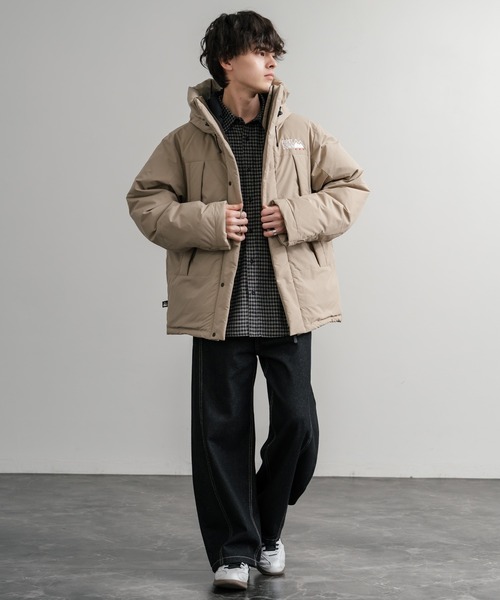 FIRST DOWN(ファーストダウン)の「FIRST DOWN ファーストダウン WRAP DOWN PARKA DICROS MAURI フード付きラップダウンジャケット F942010(ダウンジャケット/コート・メンズ・ホワイト/チャコール/ベージュ/ネイビー/セージグリーン/ブラック/ライラック・M/L/XL)」の19枚目の写真