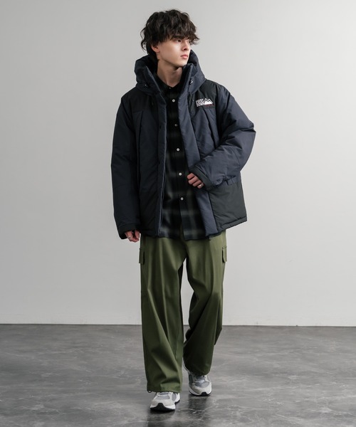 FIRST DOWN ファーストダウン WRAP DOWN PARKA DICROS MAURI フード