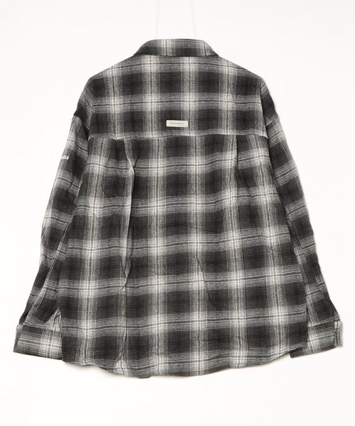 ARULE（アルール）の「A'GEM/9 × .kom 『ARULE/アルール』Faded Check Damaged Loose Shirt/フェードチェックダメージルーズシャツ（シャツ/ブラウス・メンズ・ブラック・L）」の6枚目の写真