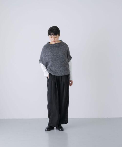 かぐれ（カグレ）の「キュプラウォッシュドパンツ（その他パンツ・レディース・ブラック・FREE）」の6枚目の写真