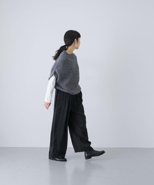 かぐれ（カグレ）の「キュプラウォッシュドパンツ（その他パンツ・レディース・ブラック・FREE）」の7枚目の写真