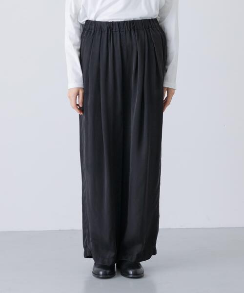 かぐれ（カグレ）の「キュプラウォッシュドパンツ（その他パンツ・レディース・ブラック・FREE）」の8枚目の写真