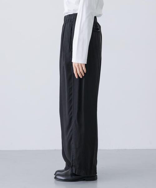 かぐれ（カグレ）の「キュプラウォッシュドパンツ（その他パンツ・レディース・ブラック・FREE）」の9枚目の写真