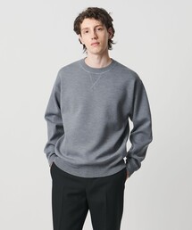 UNITED ARROWS グレー・ホワイト セーター　価格交渉お気軽に。 セール】カシミヤ ハイゲージ クルーネックニット（ニット/セーター