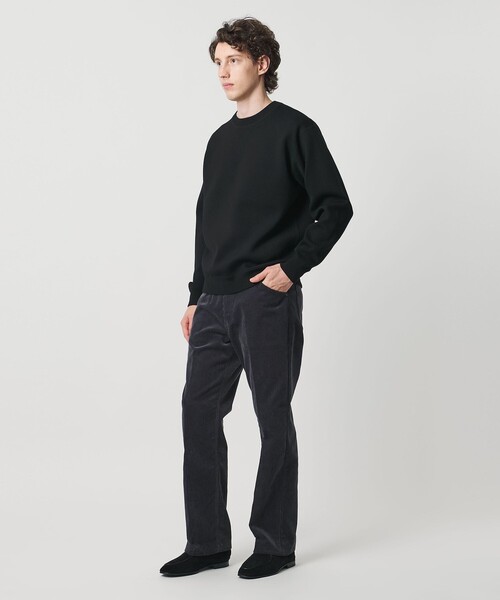 UNITED ARROWS（ユナイテッドアローズ）の「ウール カシミヤ クルーネック スウェットニット（ニット/セーター・メンズ・グレー系/ナチュラル/ブラック/ライラック・S/L/XL/M）」の6枚目の写真